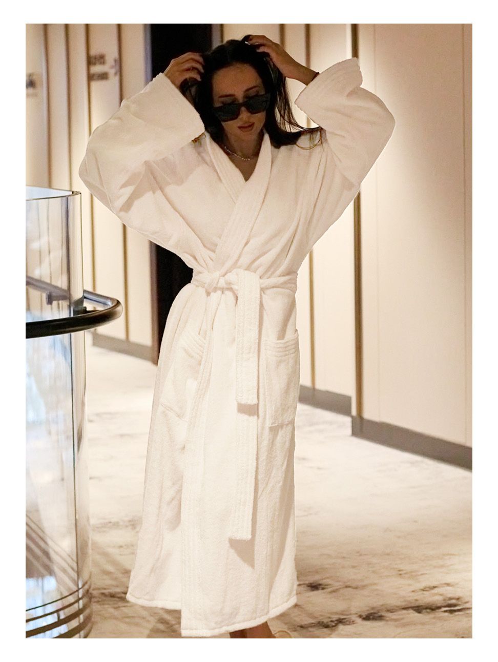 Отельный Халат женский махровый Classic Kimono