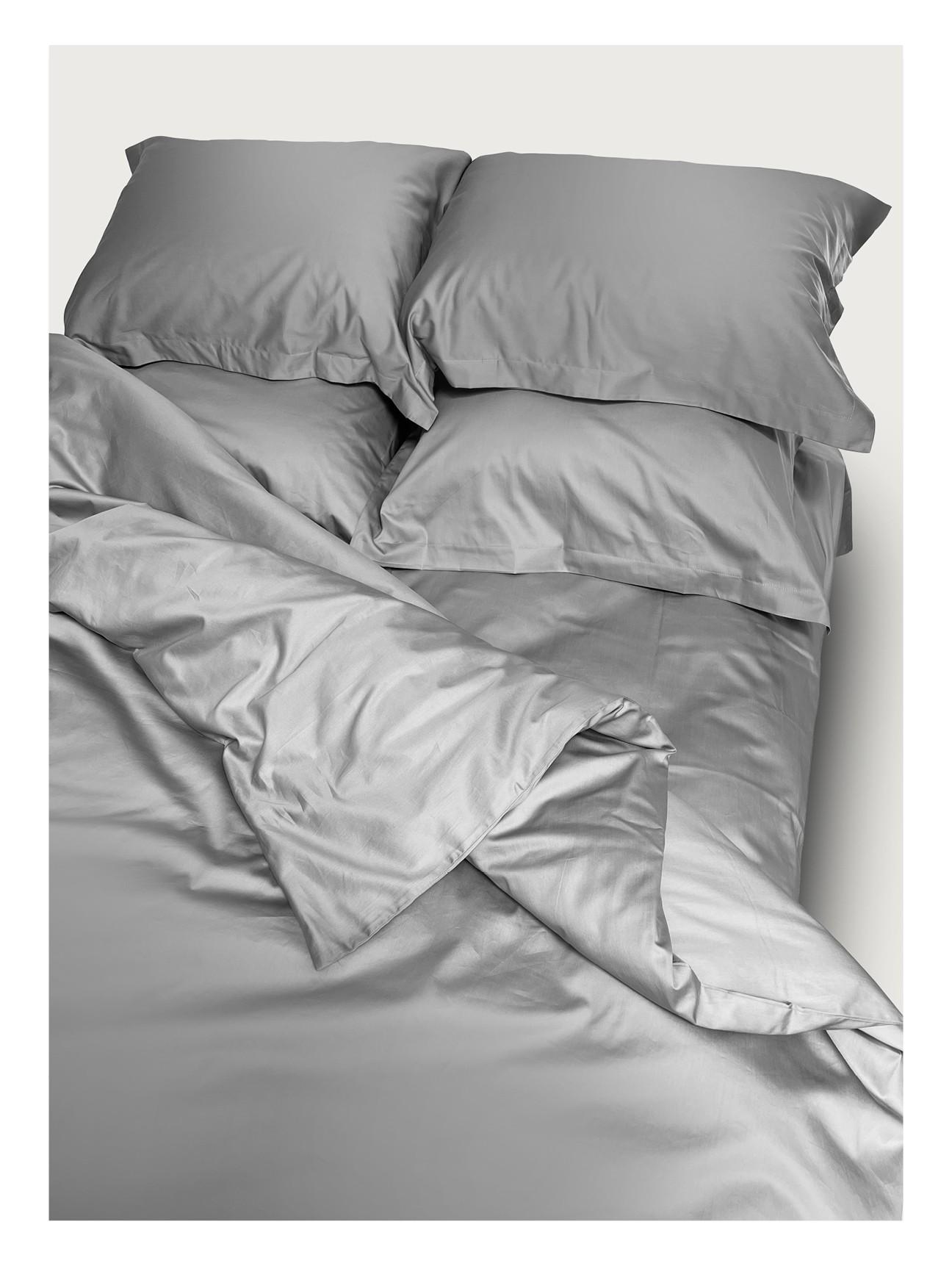 Комплект постельного белья Евро комплект Minimalism Satin Platinum