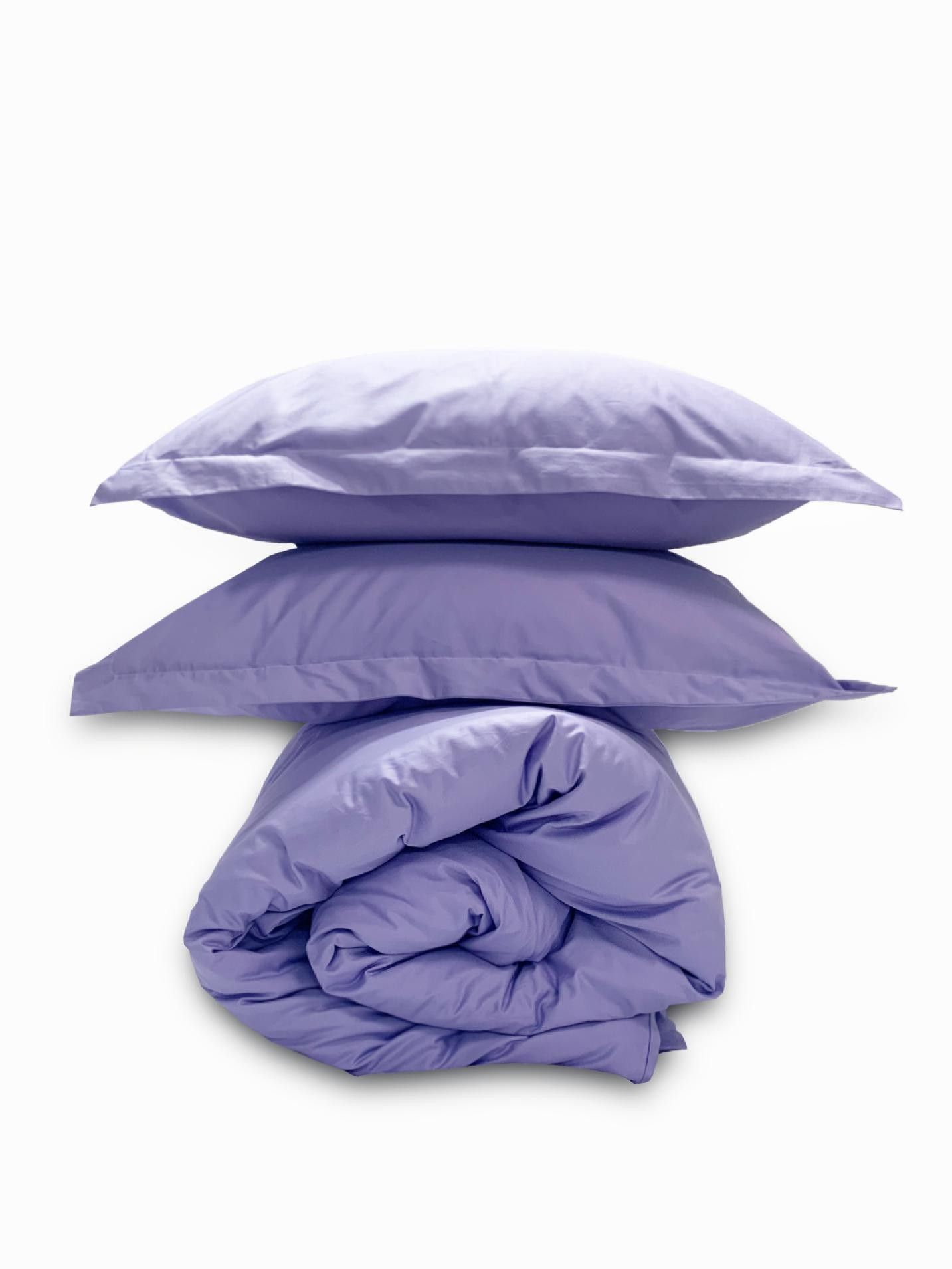 Комплект постельного белья Евро комплект Minimalism Satin Lavender