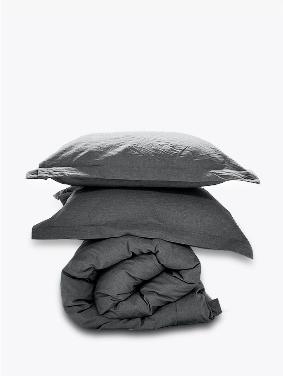 Комплект постельного белья Евро комплект Loft Grey melange