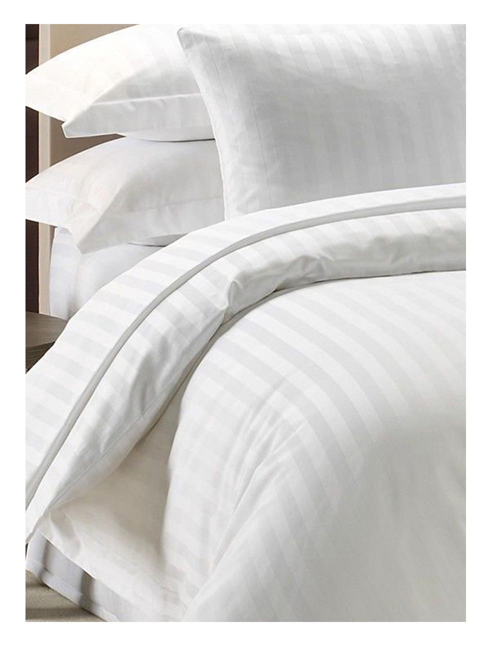 Отельное постельное белье Евро комплект Hotel Stripe 3*3