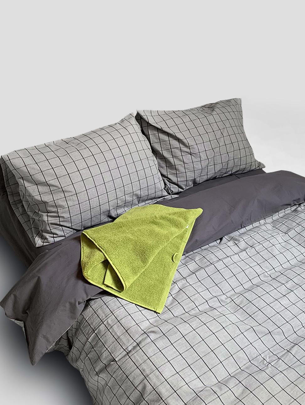 Комплект постельного белья Евро комплект Loft Grey cell