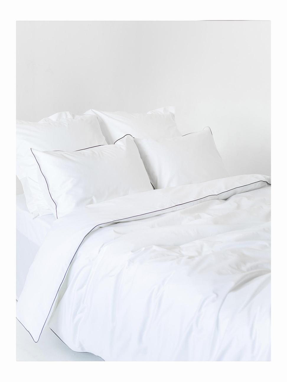 Комплект постельного белья Евро комплект Rim White&Aventurine
