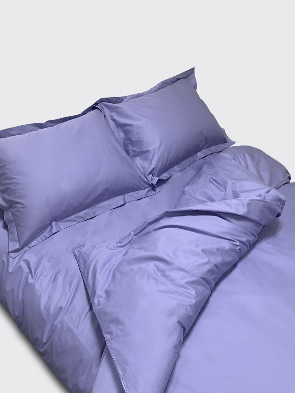 Комплект постельного белья Евро комплект Minimalism Satin Lavender