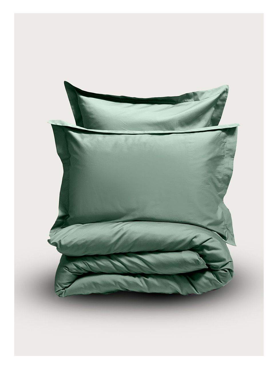 Комплект постельного белья Семейный комплект Minimalism Satin Green