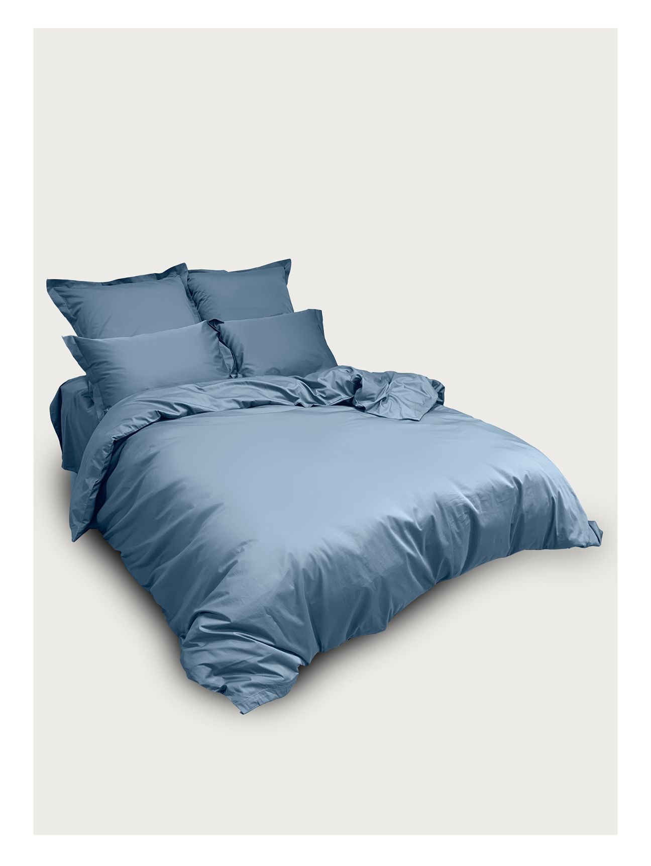 Семейный комплект Minimalism Satin Sky blue