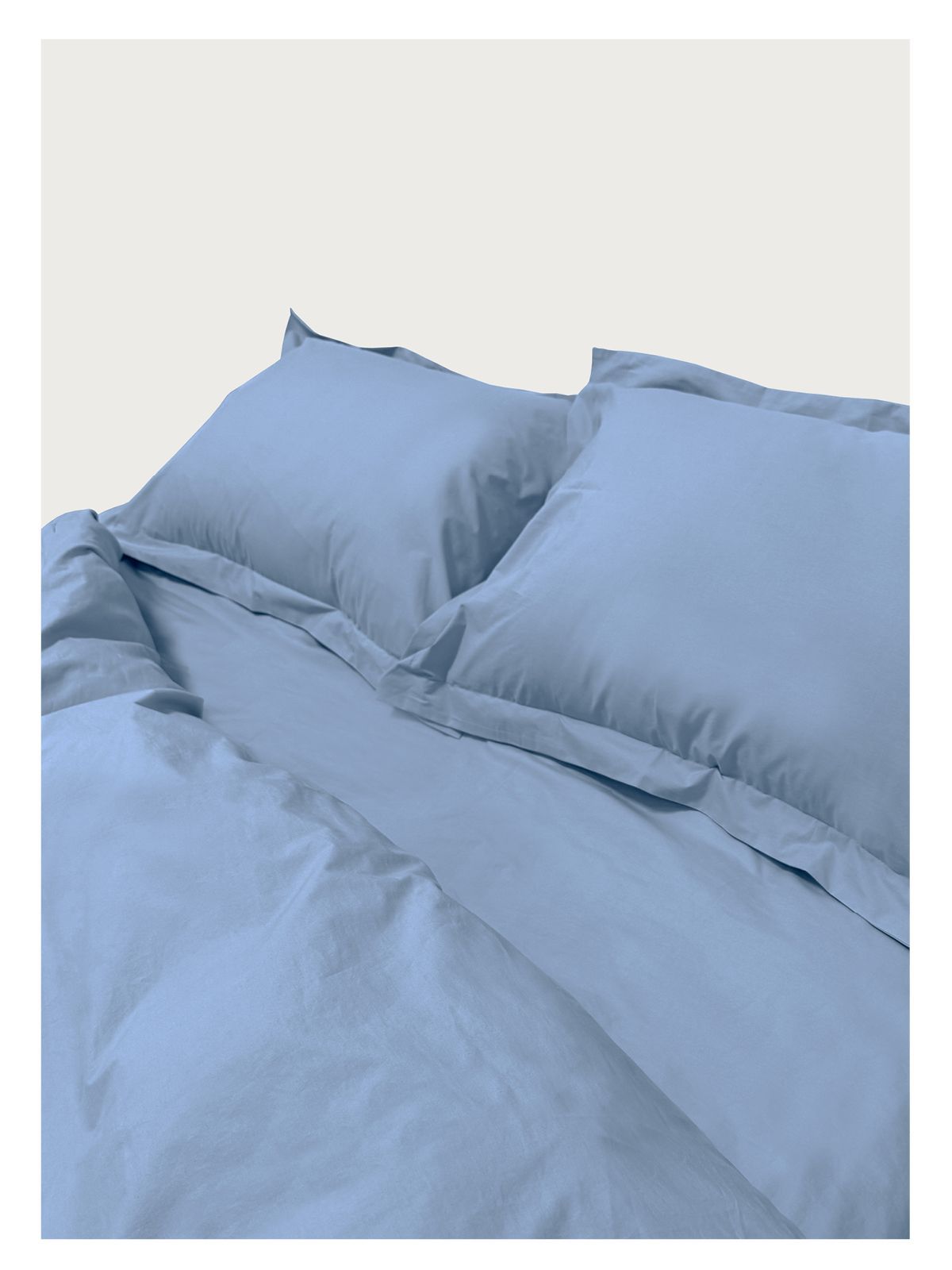 Евро комплект Turkish Poplin Light-Blue