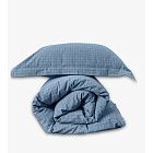 картинка Евро комплект Loft Dark Blue Cell магазин Одежда+ являющийся официальным дистрибьютором в России 