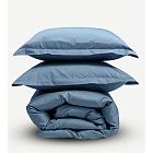 картинка Евро комплект Minimalism Satin Sky blue магазин Одежда+ являющийся официальным дистрибьютором в России 