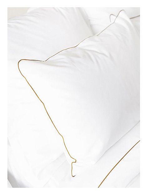 Комплект постельного белья Rim White&Gold