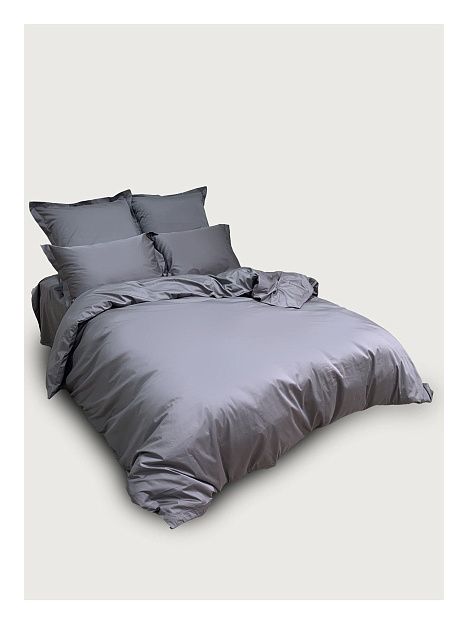 Комплект постельного белья Minimalism Satin Dark grey