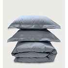 картинка Евро комплект Turkish Poplin Grey магазин Одежда+ являющийся официальным дистрибьютором в России 