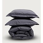 картинка Семейный комплект Minimalism Satin Dark grey магазин Одежда+ являющийся официальным дистрибьютором в России 