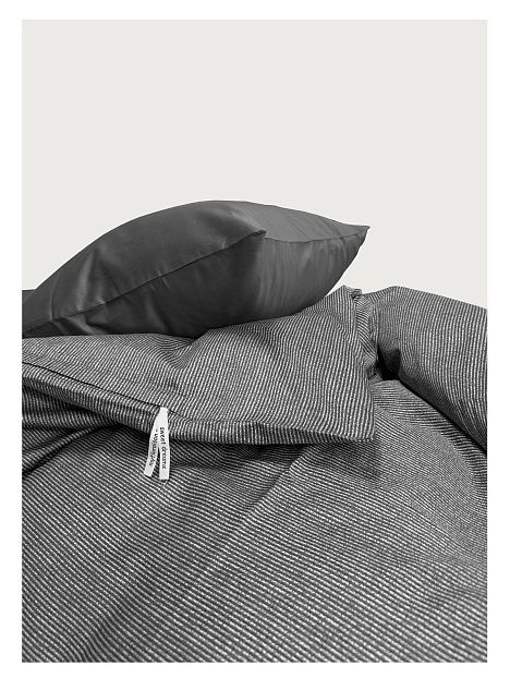 Семейный комплект Minimalism Satin Grey Stripe