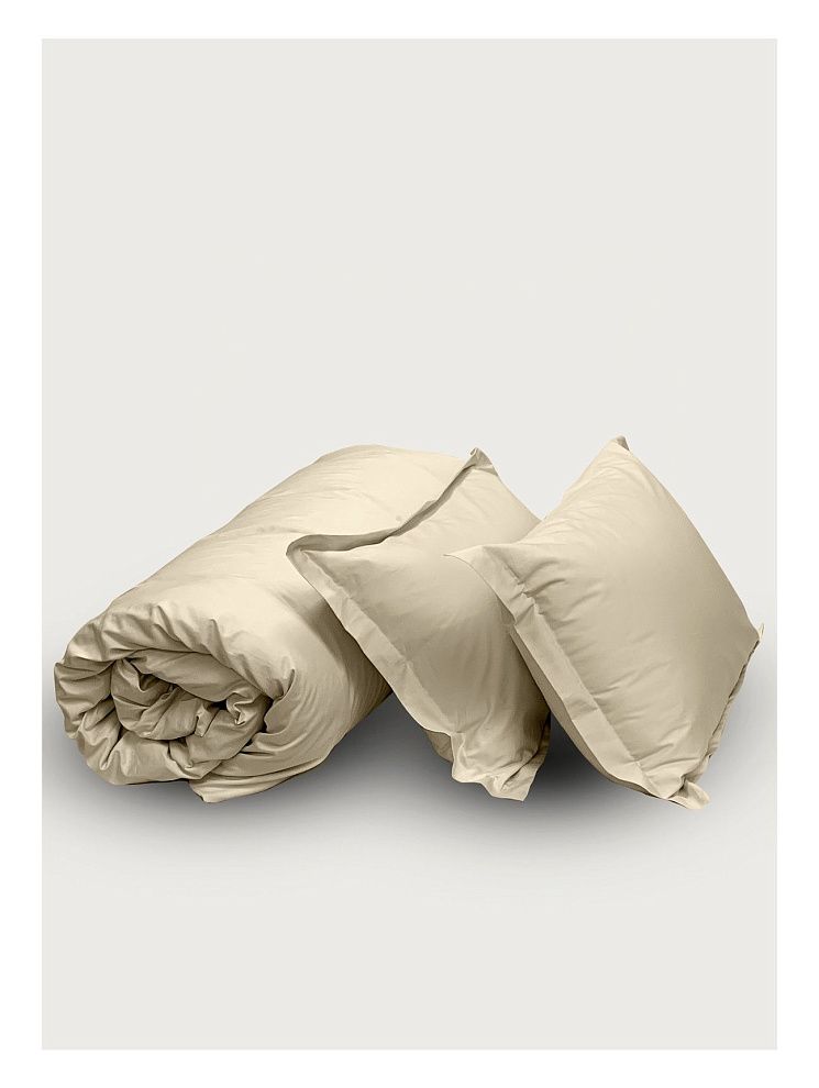 картинка Постельное белье Minimalism Satin Champaigne магазин Одежда+ являющийся официальным дистрибьютором в России 